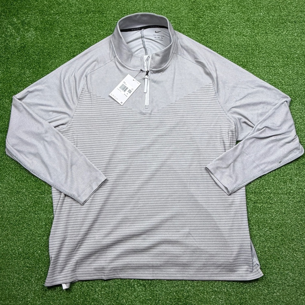 Nike Dri-Fit ADV Vapor 1/4 Zip Golf Jacket Pullover Grey DH0982-025 Mens XXL